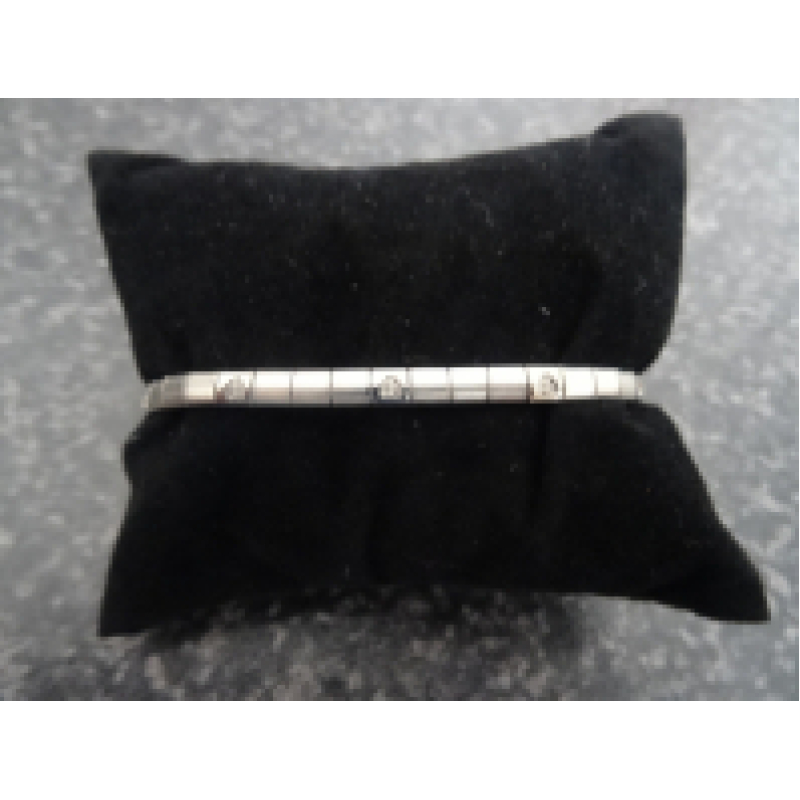 Armband dames staalkleur